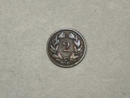 Schweiz 2 Rappen 1870