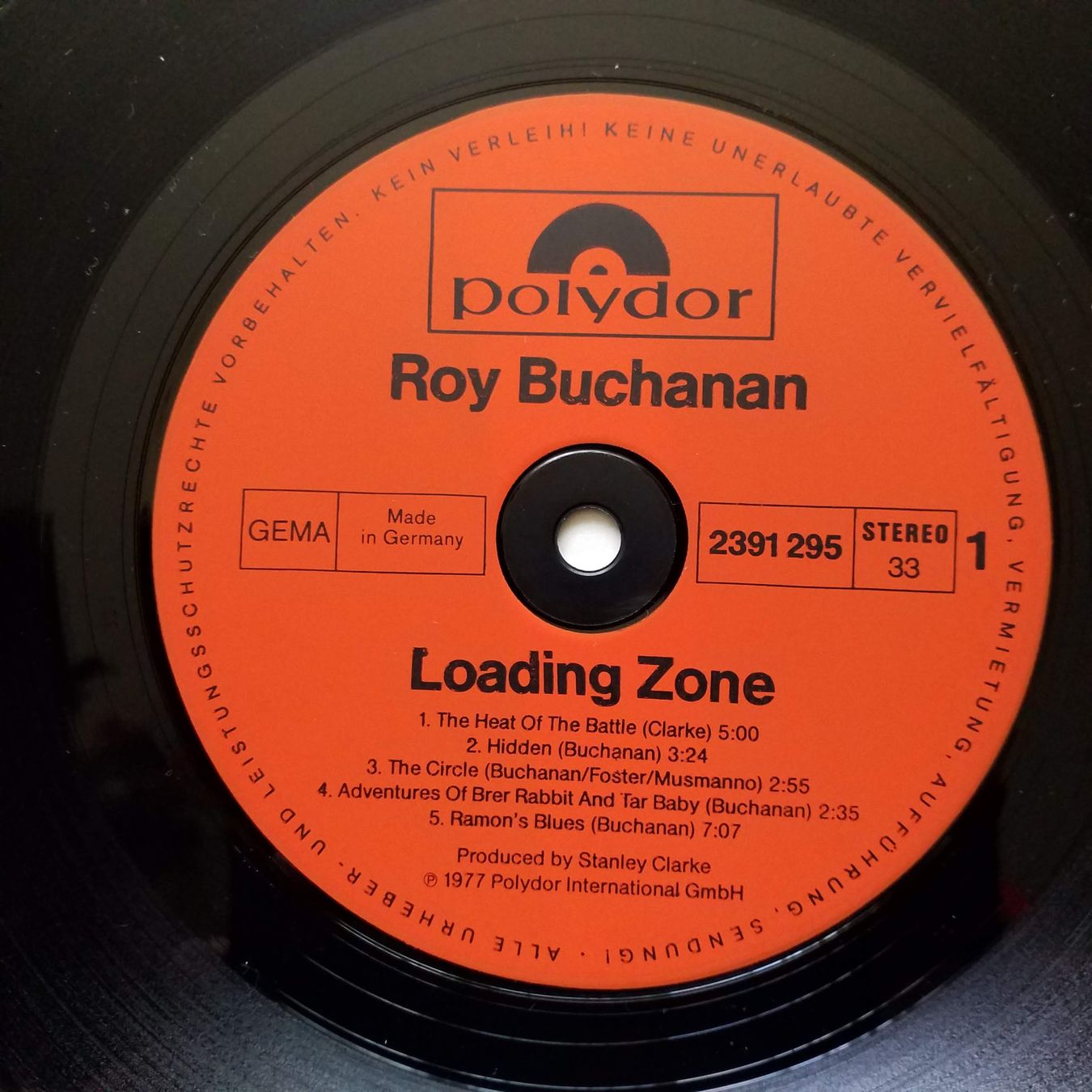 ROY BUCHANAN, loading zone - 1st 1977 press - NEW - (Neu (gemäss ...