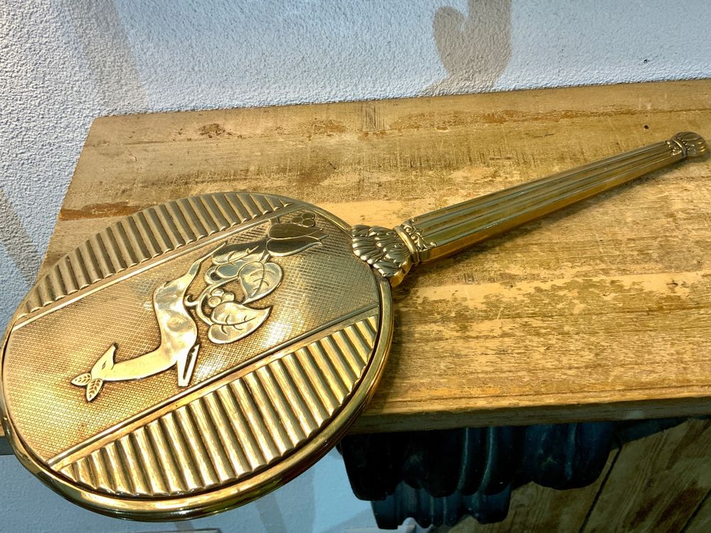 Kigley Handspiegel Mit Griff – 2 Stück, 40x25 Cm, Unzerbrechlich, Für Friseur & Styling, Schwarz
