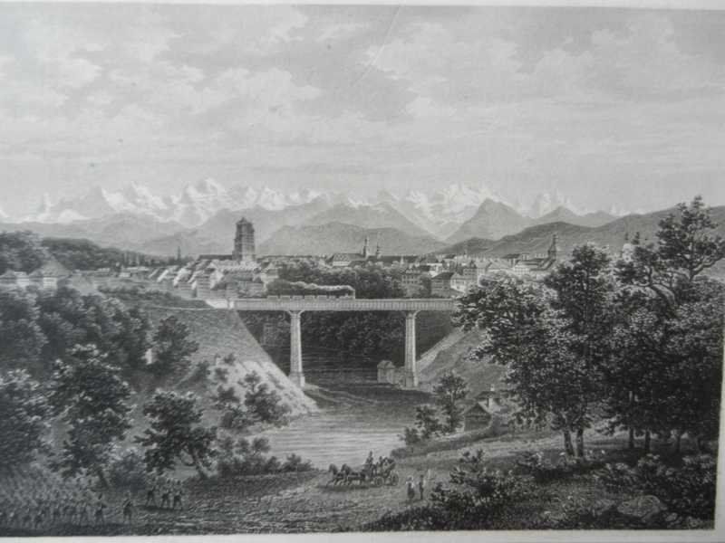 Gravures: Bern Eisenbahnbrücke – D'occasion à Risch par Rischli15 1