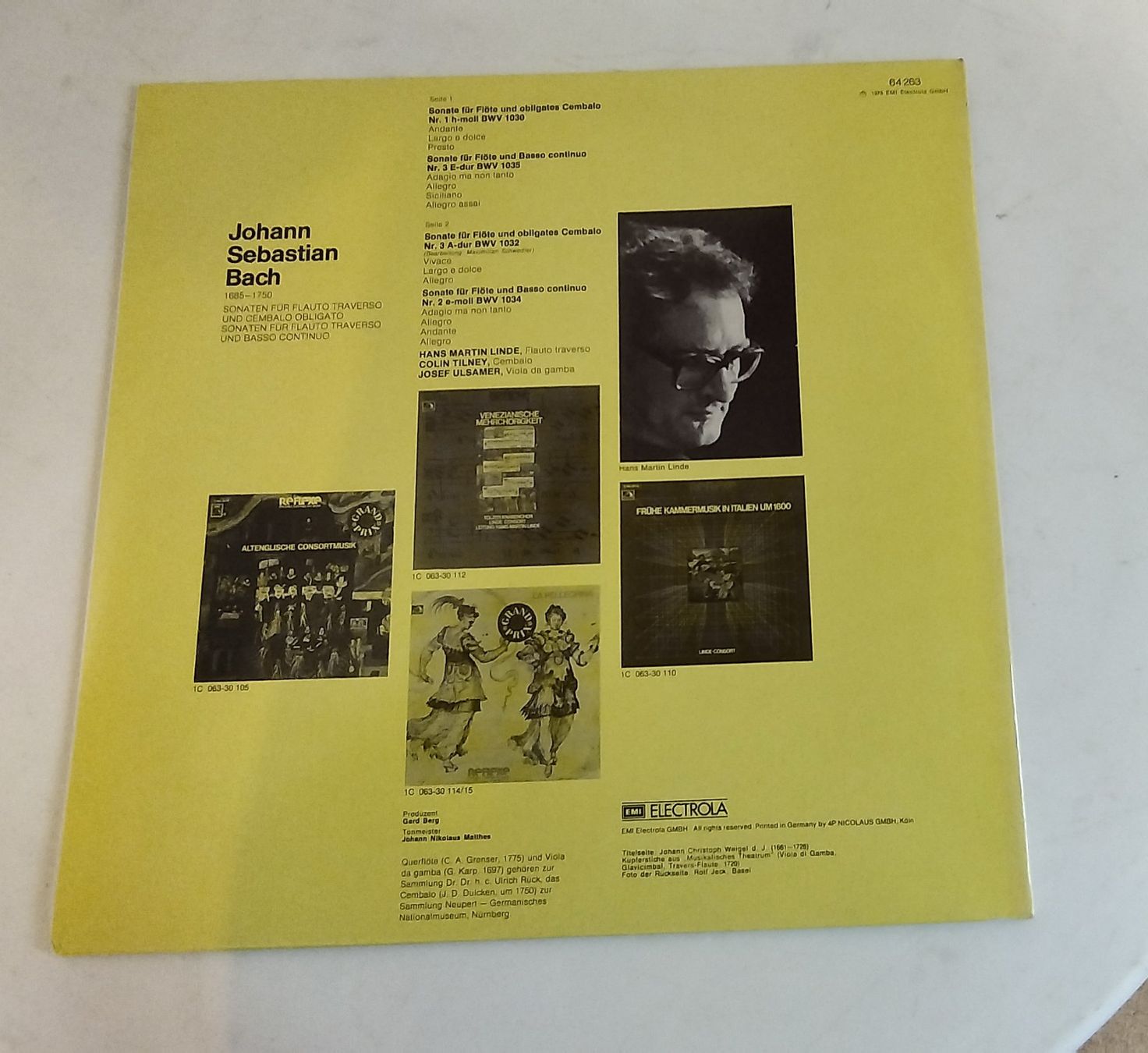 Dischi in vinile: 3 LP Bach – Usato da Zollikofen venduto da Reiterglueck 1