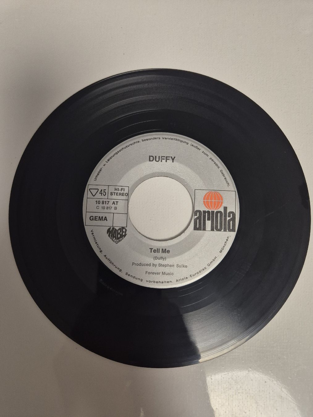 Dischi in vinile:  Duffy -  Rock Solid /  Tell Me - Single 7 – Usato da Uster venduto da newwave0 3