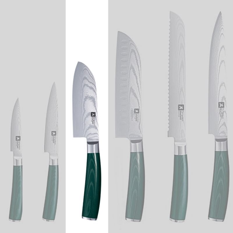 Küchenmesser: Amefa-Richardson Damast Santokumesser 5" – Neu und originalverpackt aus Wettingen von kochshop 1