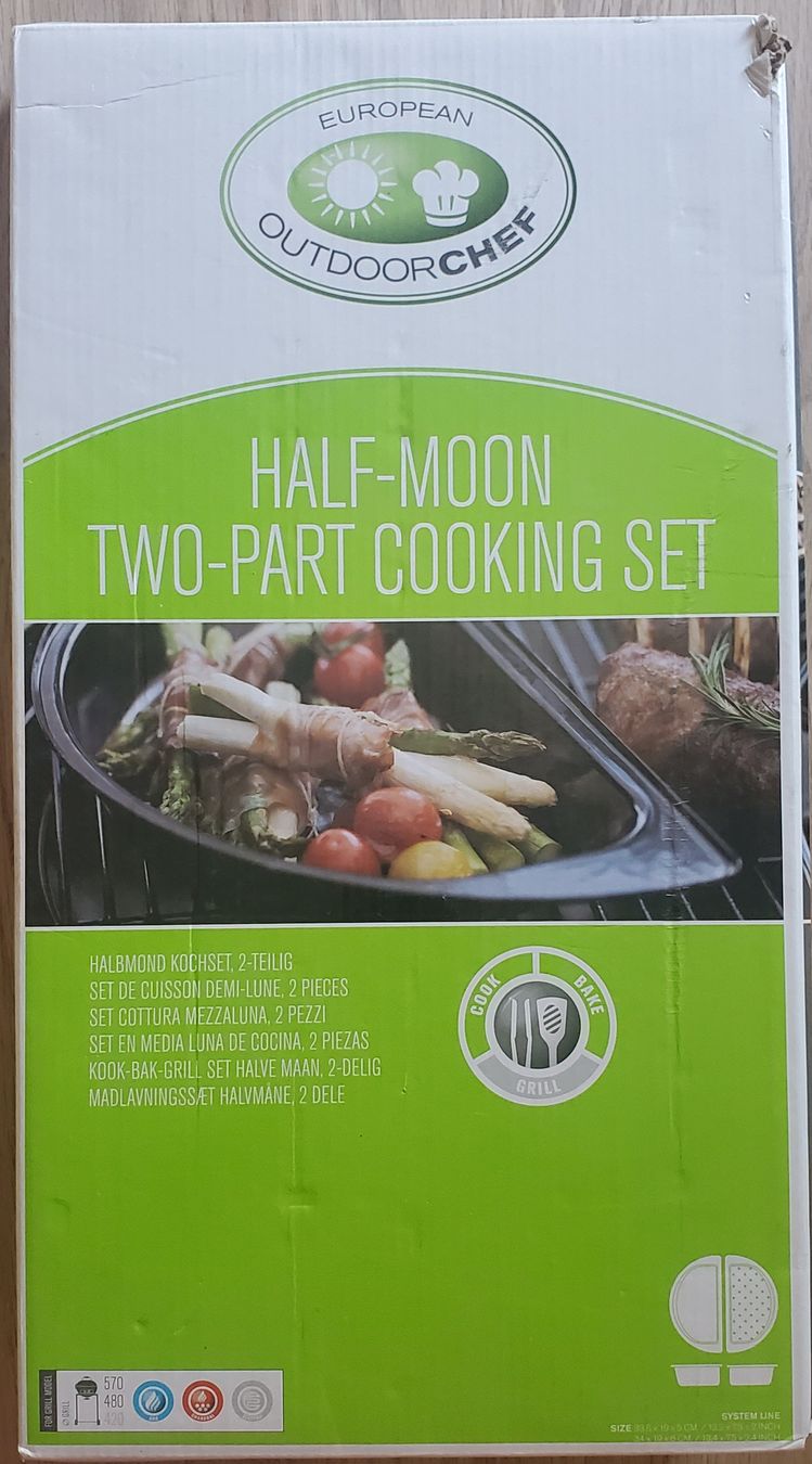 Outdoorchef Griglie: Grillschalen Half Moon von OUTDOORCHEF – Nuovo e nell'imballaggio originale da Horgen venduto da Cmariposa 2