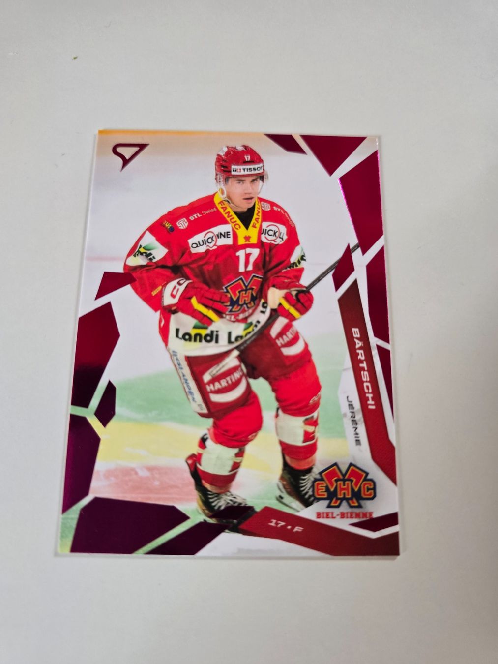 Sportzoo Carte collezionabili: EHCB / EHC Biel / Base Set / Pink / Bärtschi – Usato da Beringen venduto da Candrox__