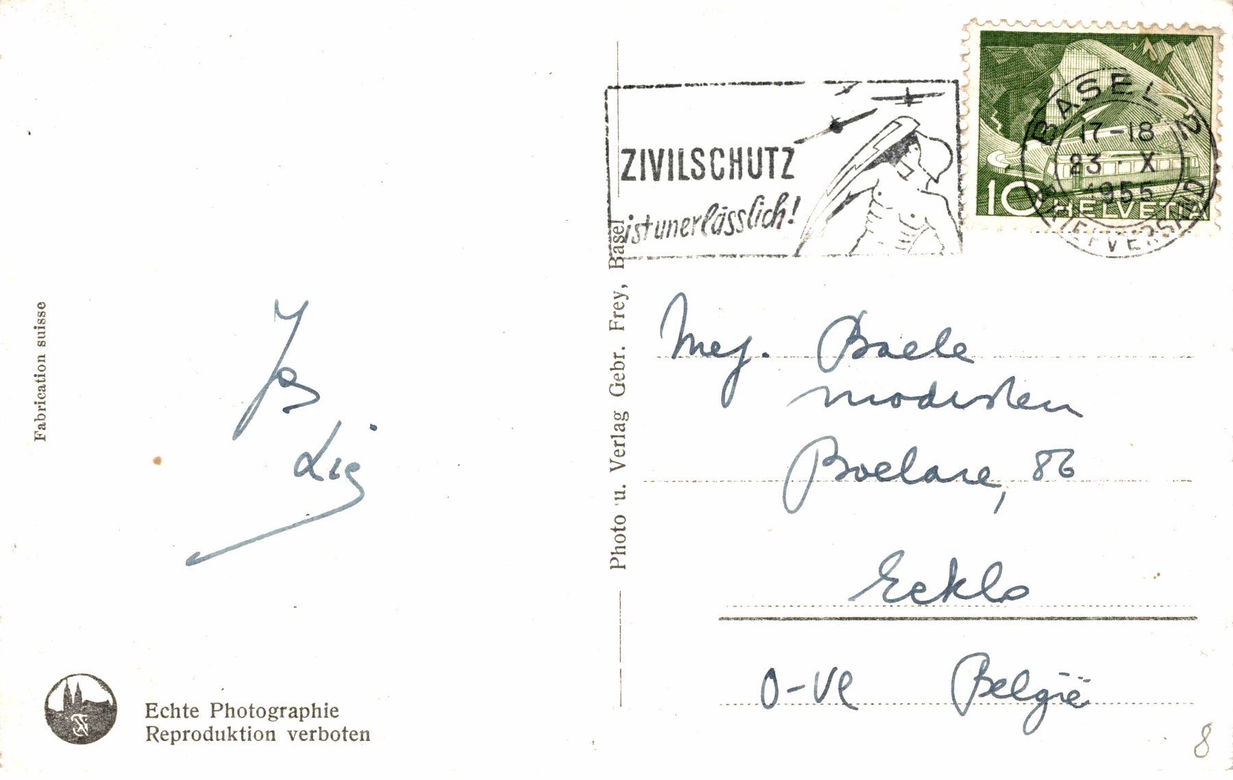 Cartoline postali: Kraftwerk Birsfelden – Usato da Bronschhofen venduto da Astore 1