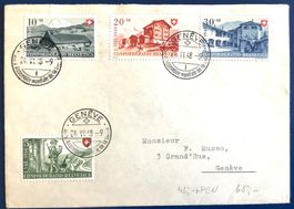 1948 -  Pro Patria - Satzbrief / Genève