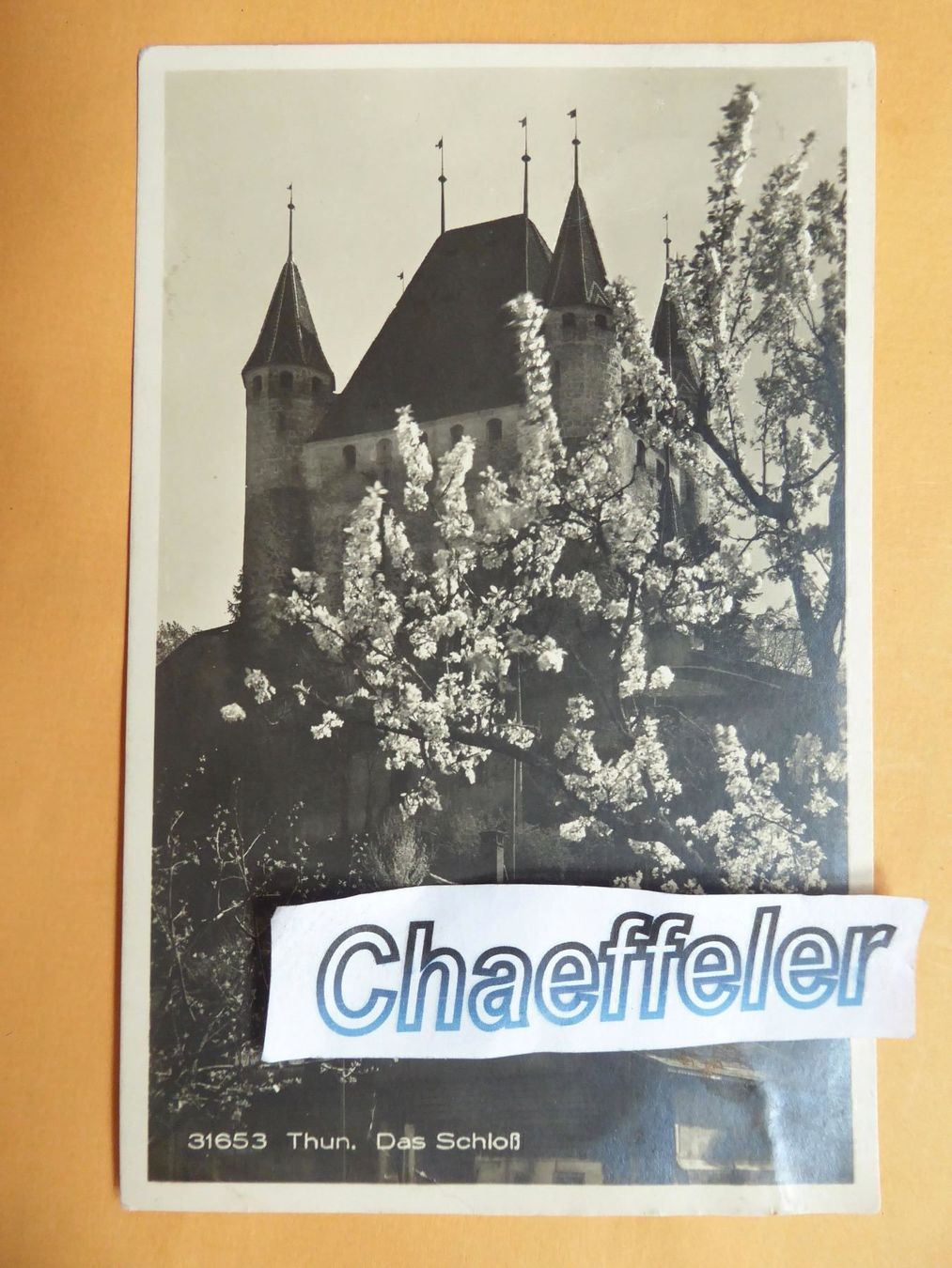 Cartes postales: 1929    31653 Thun.  Das Schloss – D'occasion à Zürich par Chaeffeler