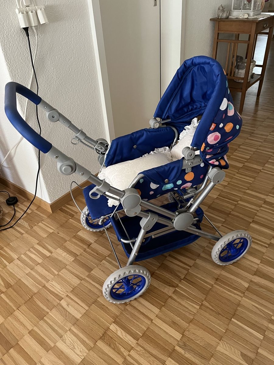 Carrozzine per bambole: Puppenwagen mit Tragtasche – Nuovo (secondo la descrizione) da Schliern b. Köniz venduto da medion3098 5