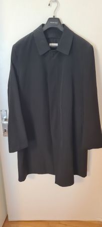 Barneys New York Black Trench Coat with detachable lining