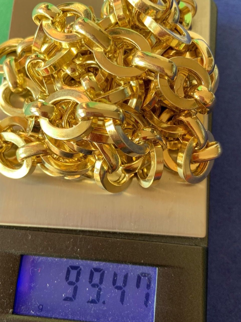 Catenine: Silberkette Ankerkette kantig – Usato da Laufen venduto da Bellebellezza 7