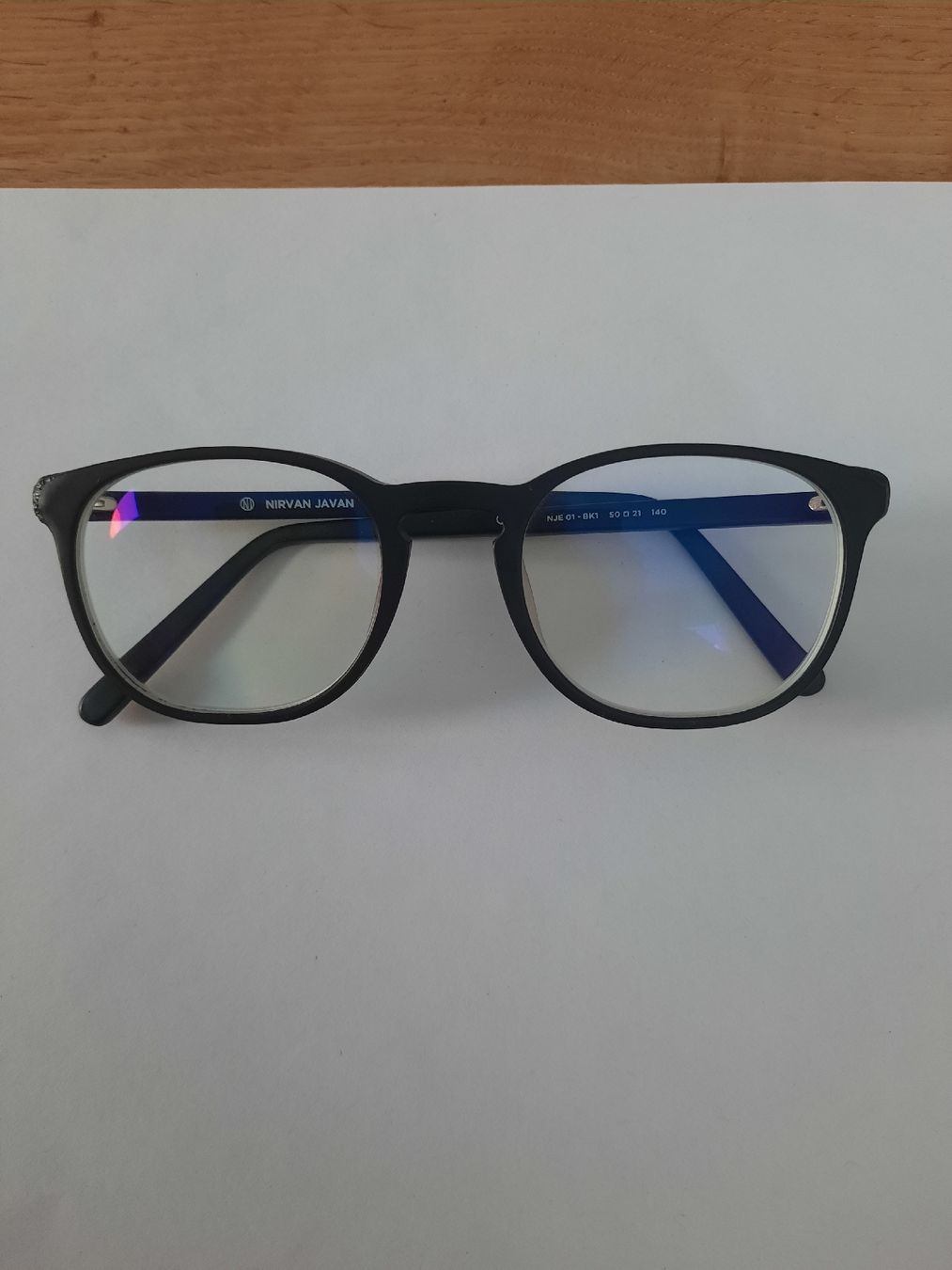 Lunettes & Verres: Nirvan Javan Brille in schwarz - Korrektur -5.0 – D'occasion à Unterterzen par elebo
