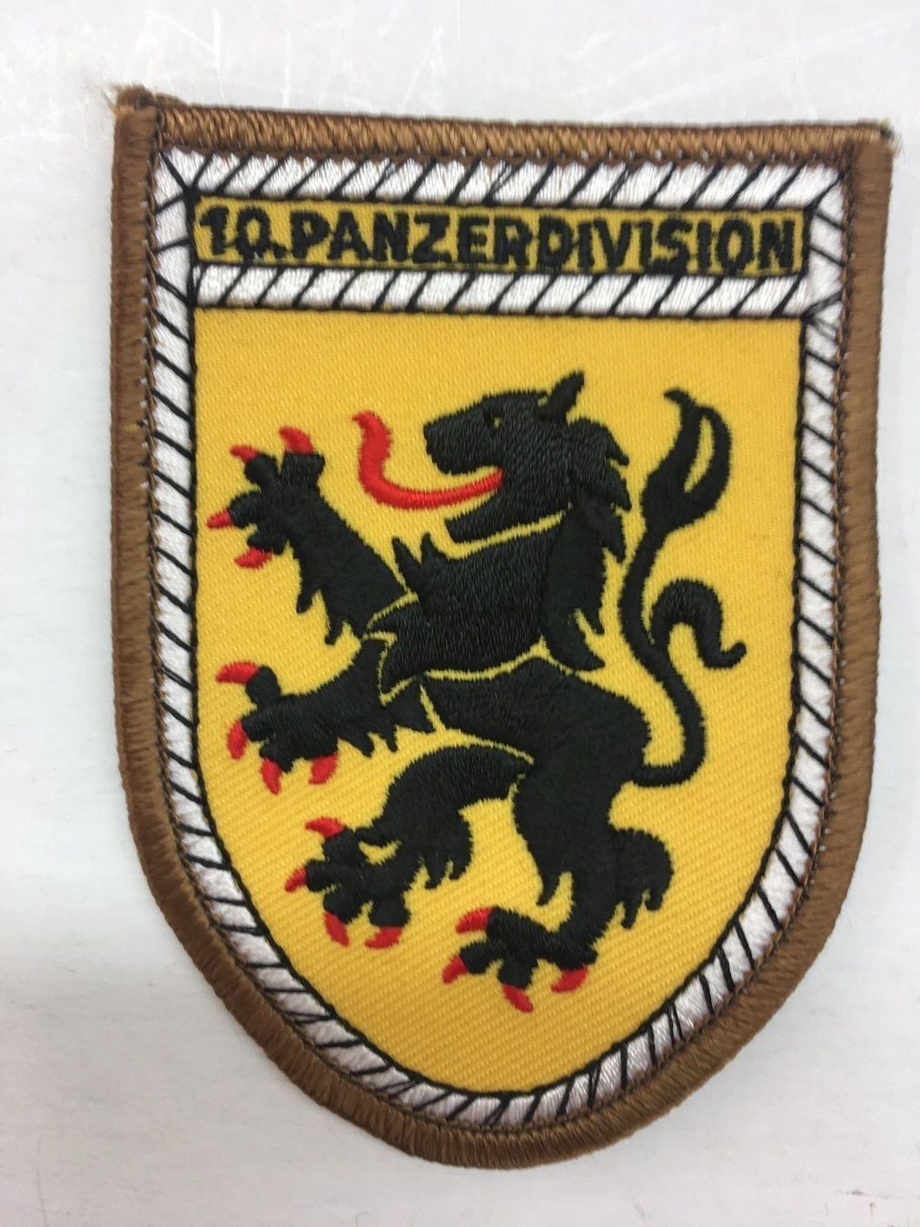 Placchette & Badge: Truppen-Badge 10. Panzerdivision DE – Usato da Lupfig venduto da Quickyauto