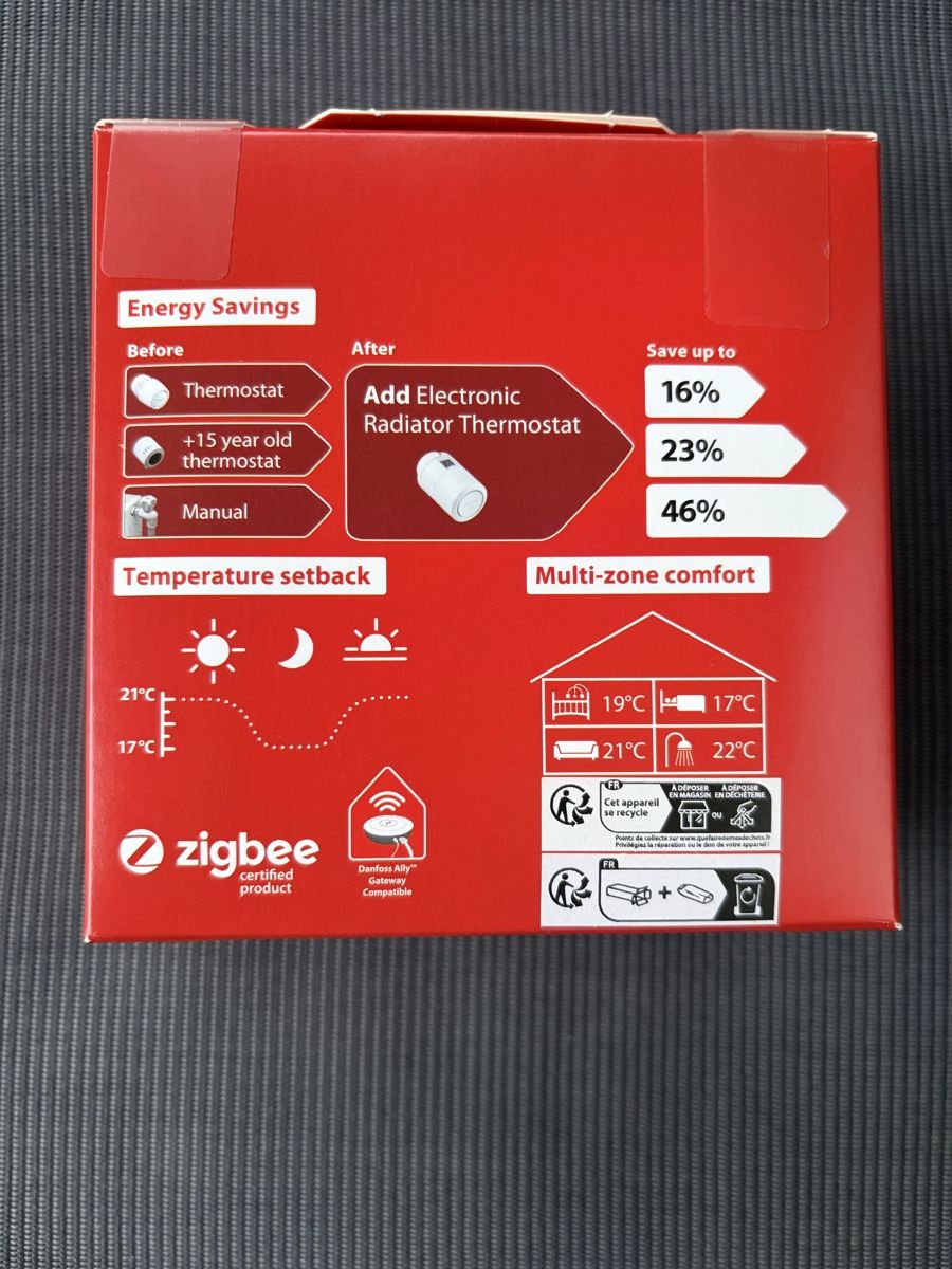 Danfoss Sistema di controllo: Danfoss Ally Thermostat 014G2460 neuf – Nuovo e nell'imballaggio originale da St-Imier venduto da Msn2610 2