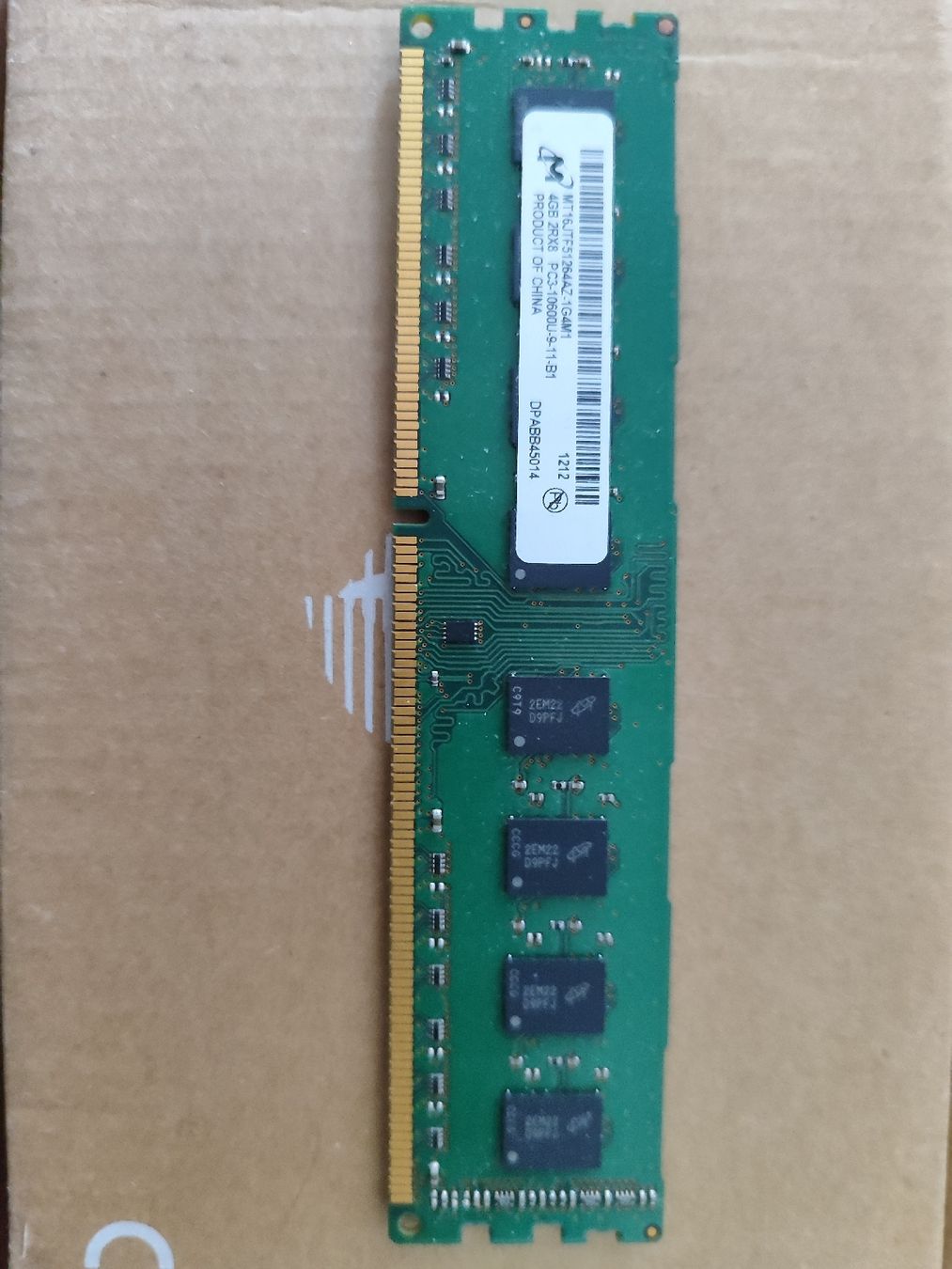 Memory / RAM: 4GB DDR3 PC3-10600U RAM Memory Stick – Defekt aus Mülligen von vagos85 1
