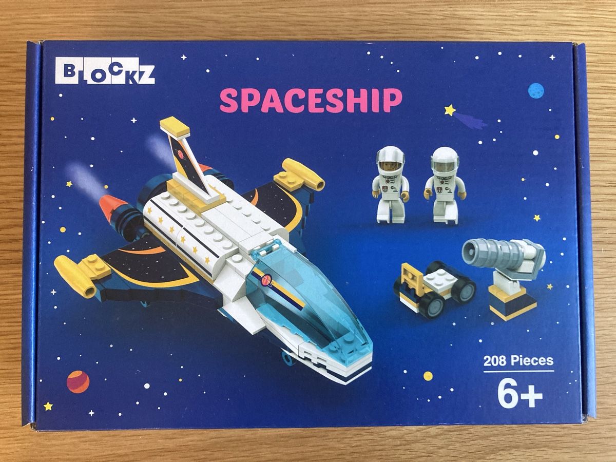 Kit di costruzioni: Blockz Spaceship – Nuovo e nell'imballaggio originale da Winterthur venduto da Whitefish