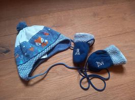 Jungenset Maximo Mütze + Handschuhe