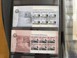 5 Kleinbogen mit Ausgabetag Stempel 9.9.2003 Bern 