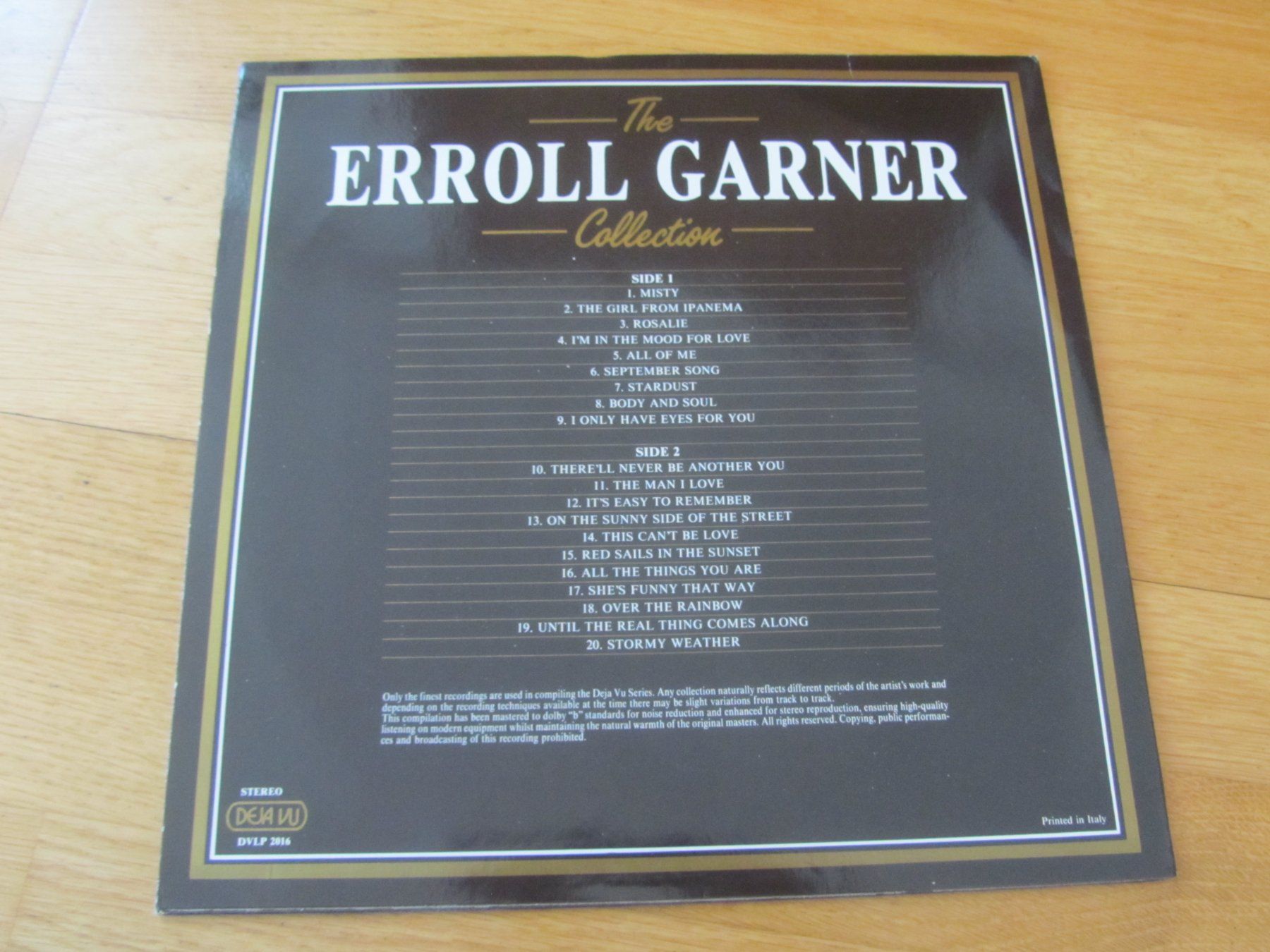 Dischi in vinile: Erroll Garner - 20 Golden Greats Schallplatte – Usato da Seengen venduto da mikelele 3