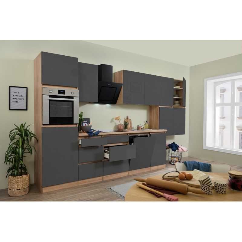Cucine complete: 486 Küchenzeile Küchenblock 380cm E/SO/GR -Einbauküche Küche – Nuovo e nell'imballaggio originale da Wallenwil venduto da toesstalvertrieb 2