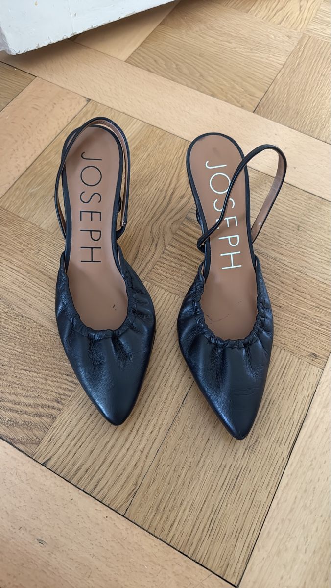 Scarpe da donna: JOSEPH Black Leather Slingback - Size EU 39 – Usato da Genève venduto da woo_qt79