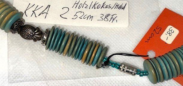 Ketten: Halskette Kokus - Messing 52 cm. (KKA2) – Neu (gemäss Beschreibung) aus Lutzenberg von Truhe 1
