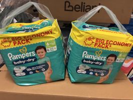 Pampers Baby-Dry Windeln Grösse 6 - zwei Packungen 