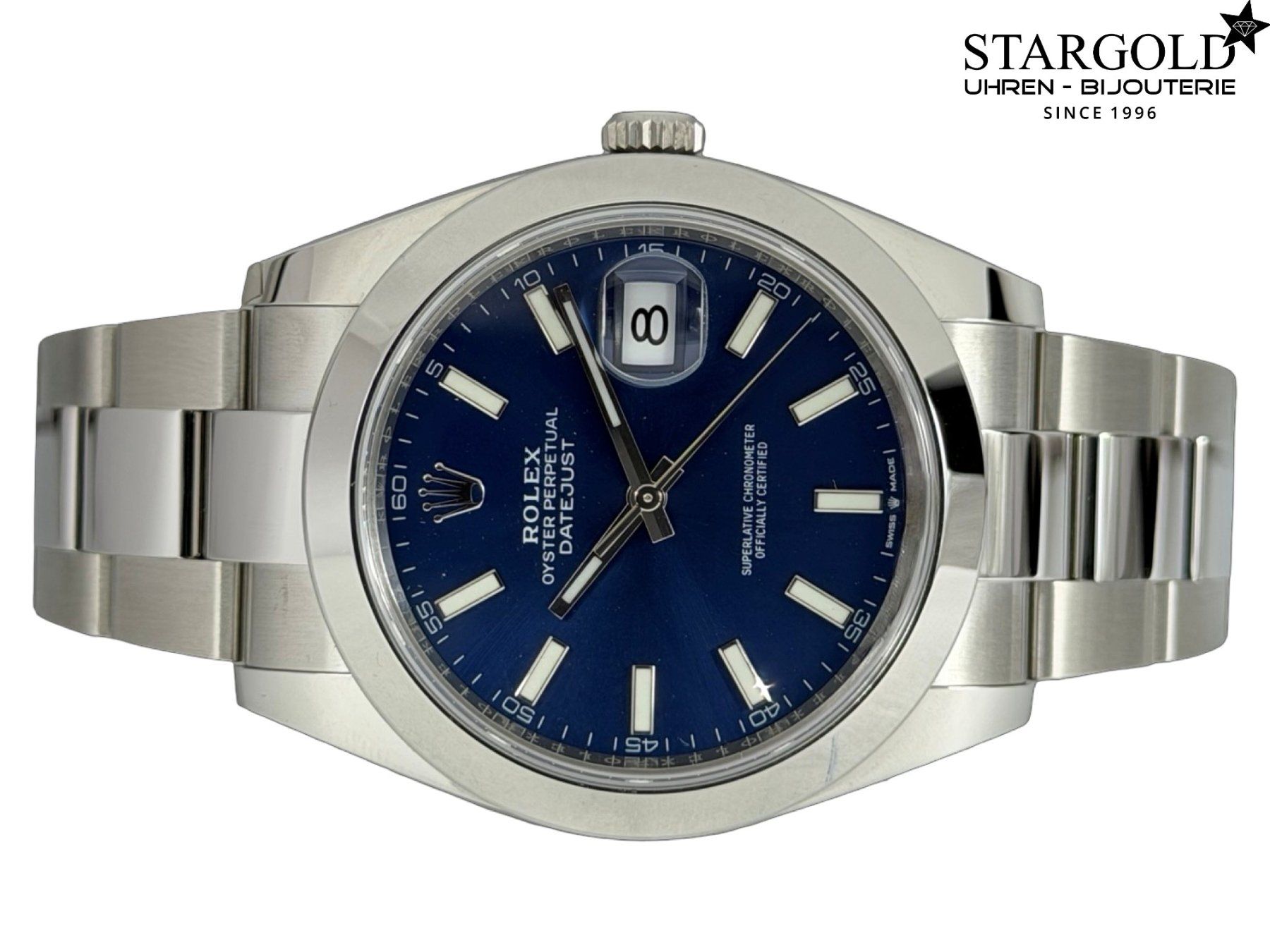 Rolex Montres: Rolex Datejust 41 blue - 126300 – D'occasion à Zürich par Stargold-Uhren 3