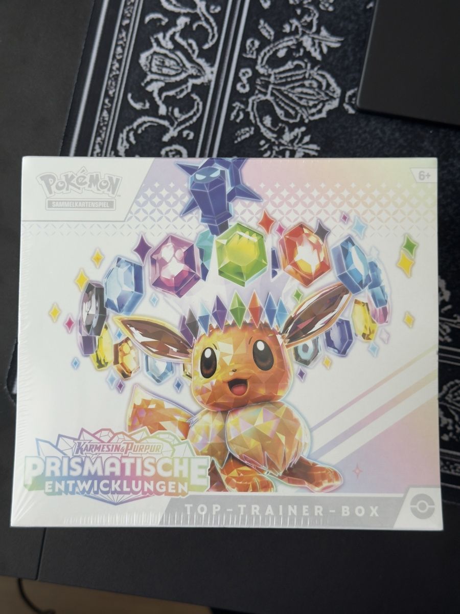 Pokémon Sammelbilder & Trading cards: Pokemon Prismatische Evolution TTB Sealed Top Trainer Box  – Neu und originalverpackt aus Birsfelden von 199_cb2k