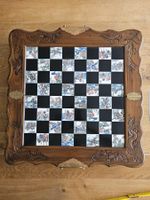 Vintage handgeschnitztes Schachspiel aus China 1995