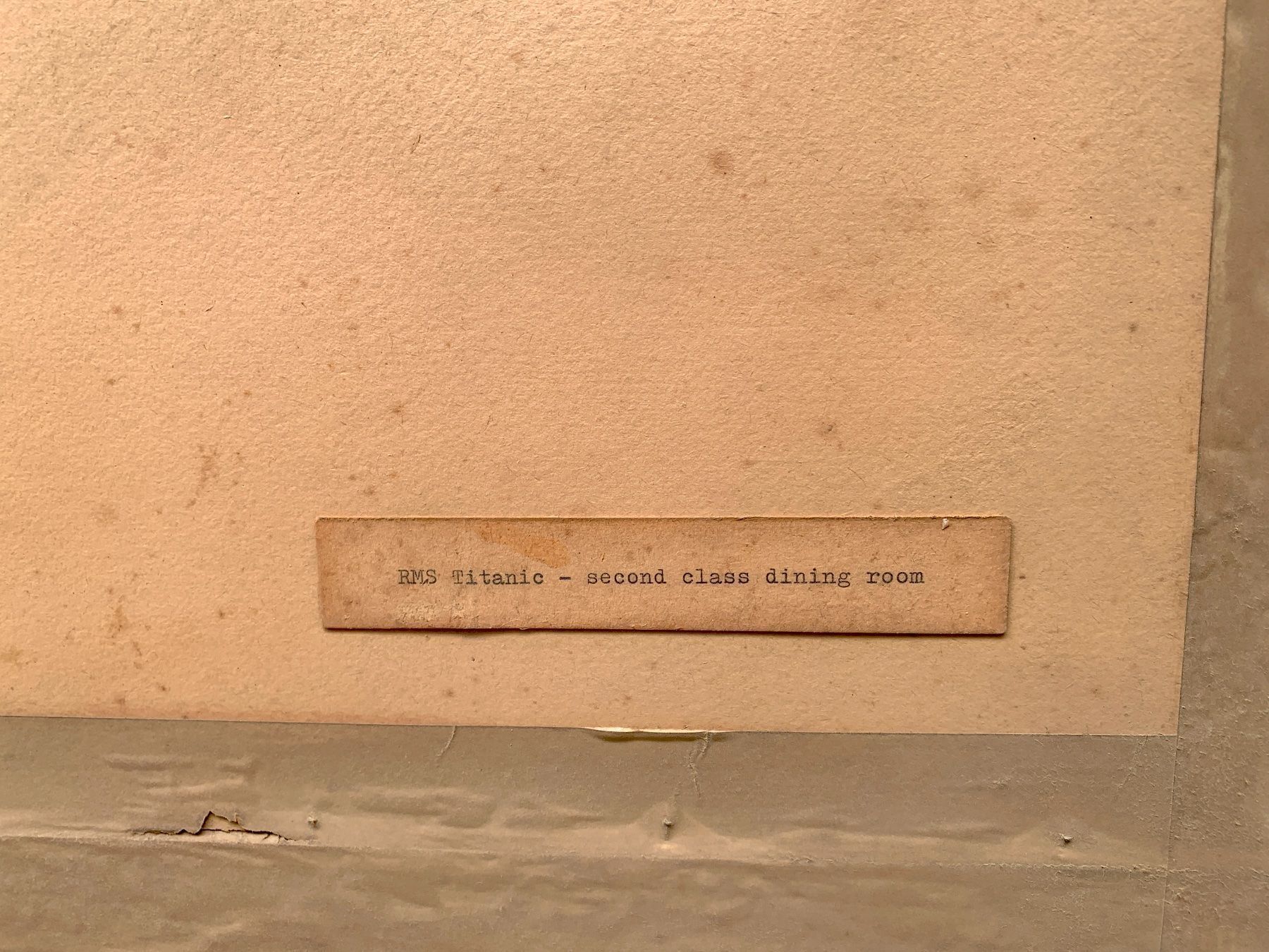 Documents: RMS Titanic - rare second class dining room – D'occasion à Steinmaur par Flashy01 6