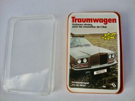 Unbenutztes Traumwagen Quartett mit Rückseitenspiel, Carlit