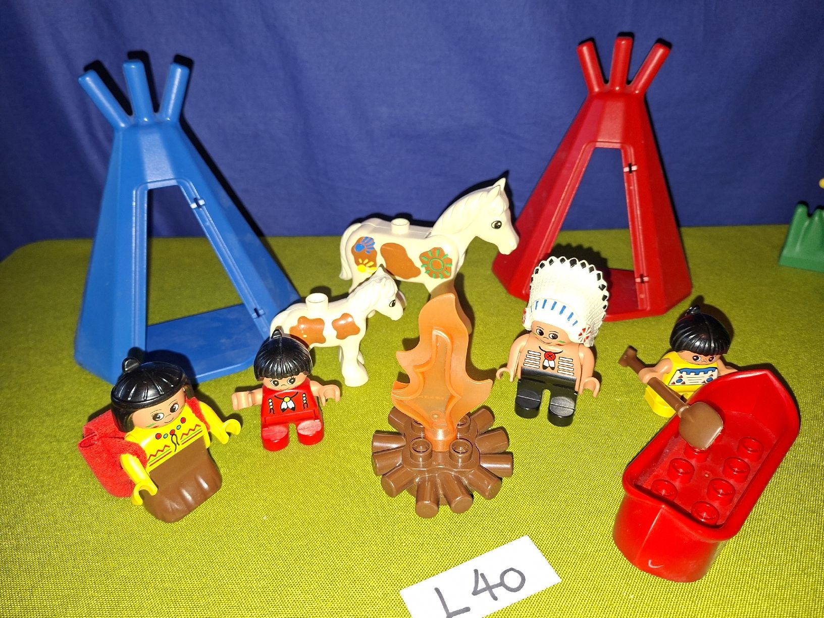 Lego Giocattoli: Duplo Indianer,Western L40 – Usato da Aarberg venduto da Fink010 1