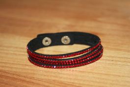 Wickelarmband Glitzer für Mädchen Damen