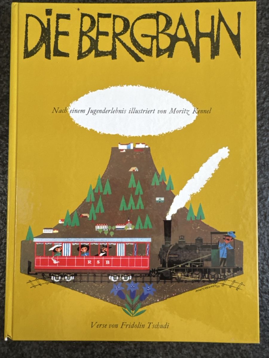 Libri: DIE BERGBAHN Moritz Kennel Rigibahn illustr. Jugendbuch – Usato da Eschenz venduto da Belladog