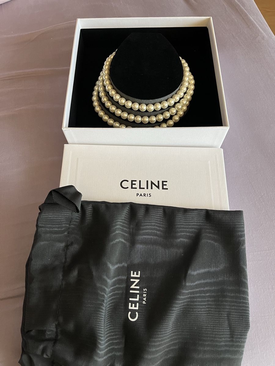 Catenine: Celine Perlenkette, 3-reihig, Goldverschluss – Usato da Schönenberg ZH venduto da mobalux1 4