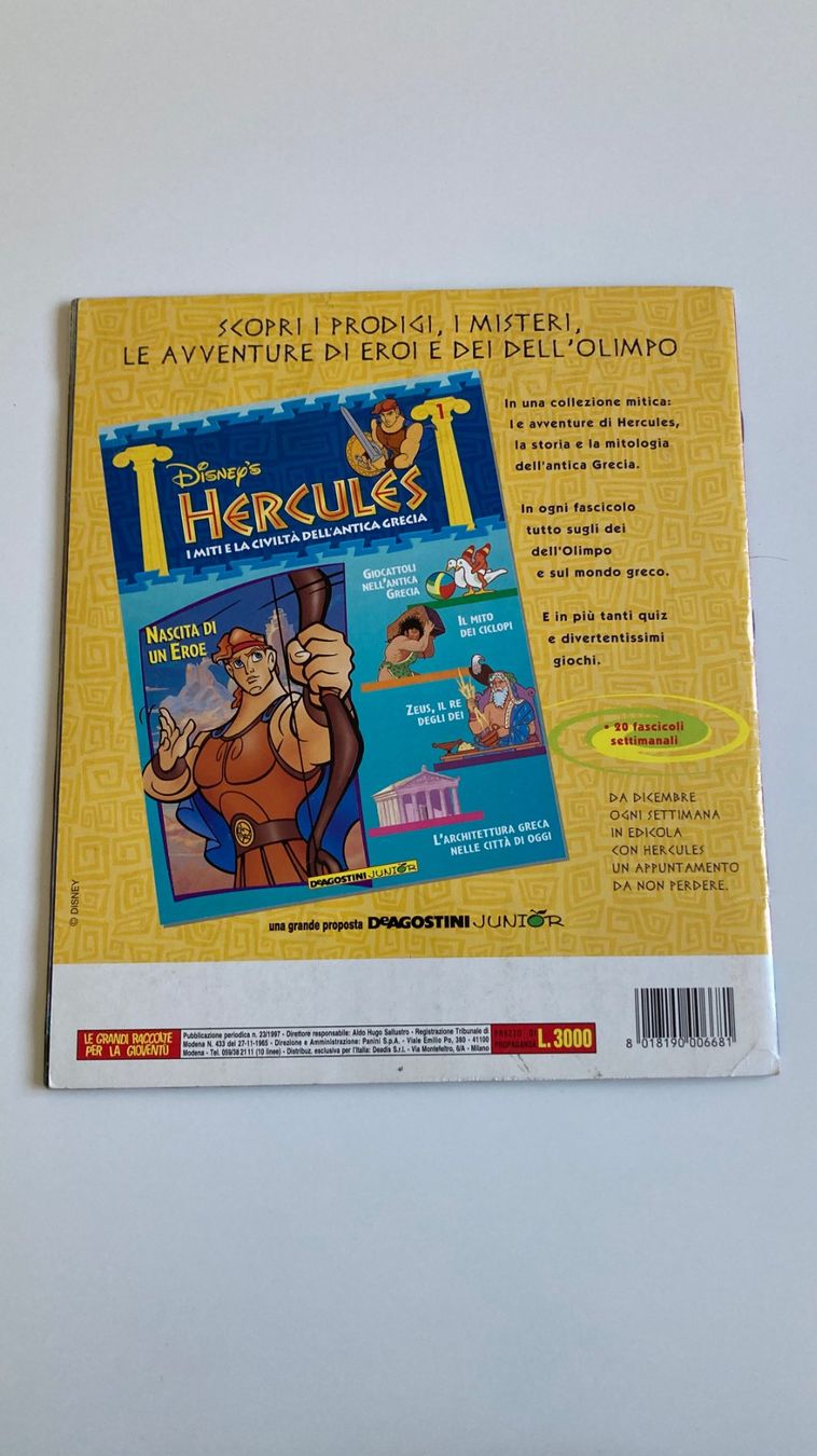 Panini Album: Album Panini Hercules Disney – Usato da Biel/Bienne venduto da almercaa 3