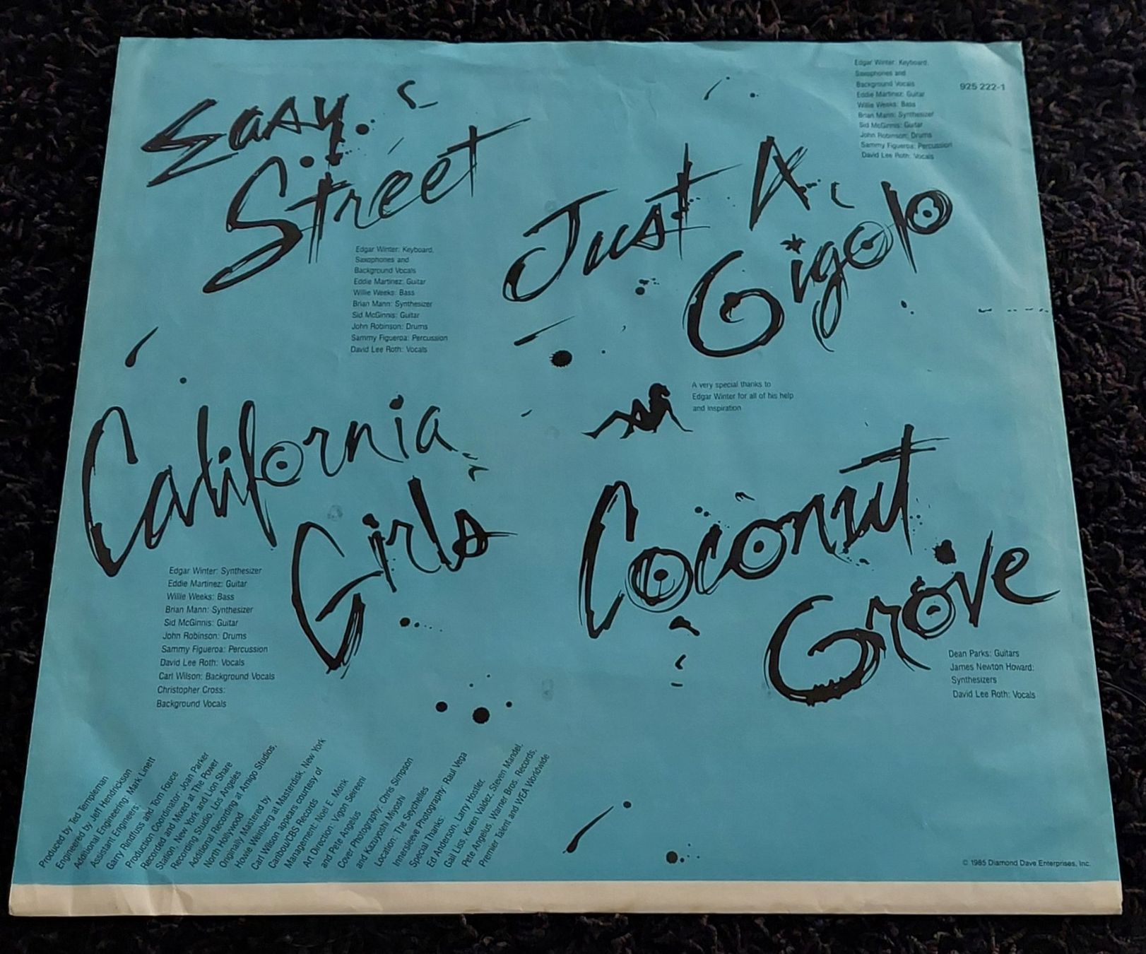 Dischi in vinile: David Lee Roth - Crazy From The Heat - EP – Usato da Greifensee venduto da Dehausi 3