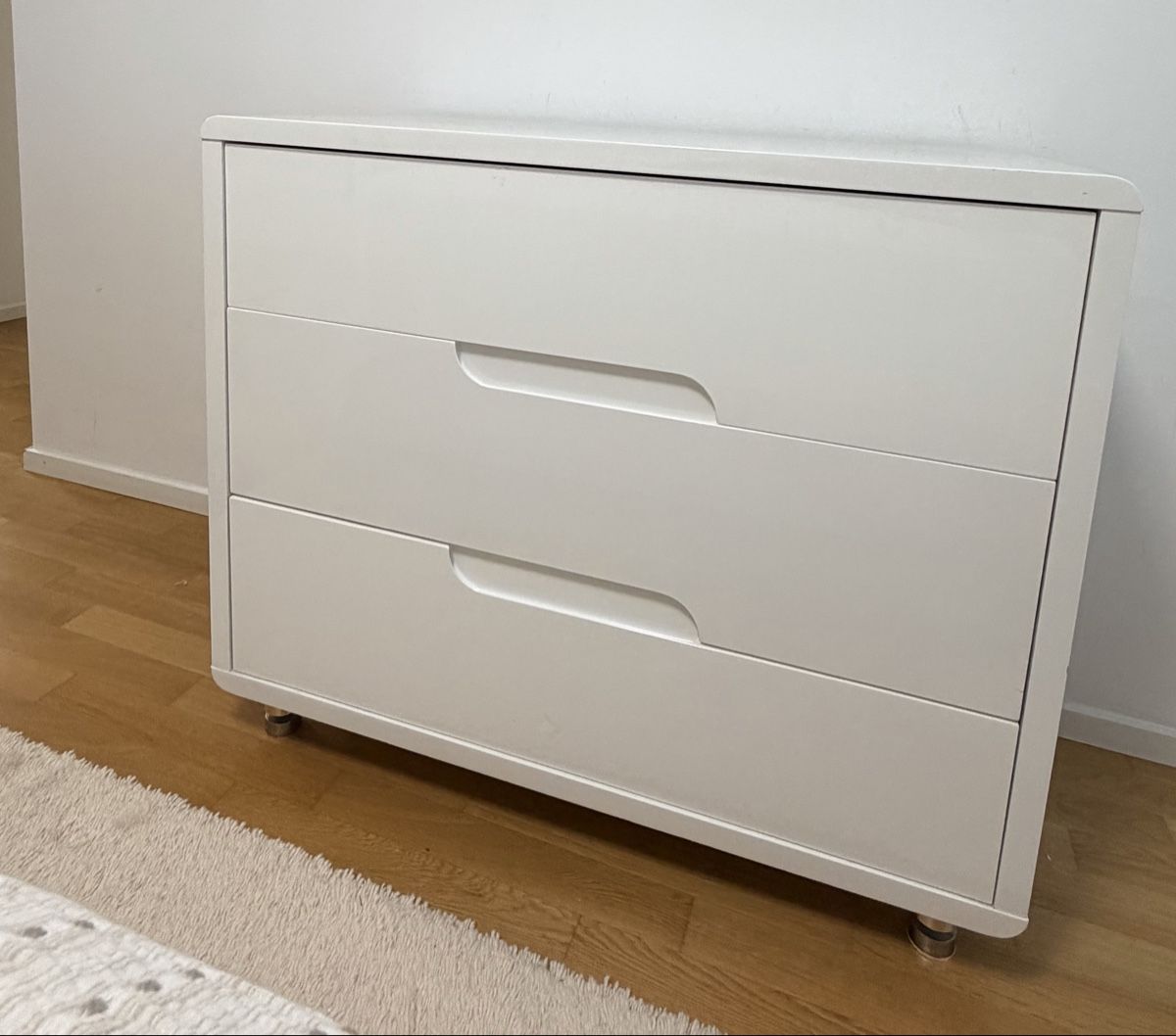 Kommoden: Kommode Weiss Hochglanz 100 cm | 3 Schubladen – Gebraucht aus Kaiseraugst von MedinaSecondhand 4