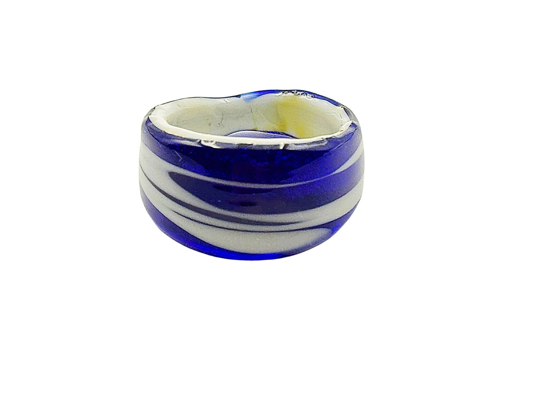 Murano Anelli: Ring Murano Glas G 54 Breite 12mm – Nuovo e nell'imballaggio originale da Oberkulm venduto da Murano-Schmuck