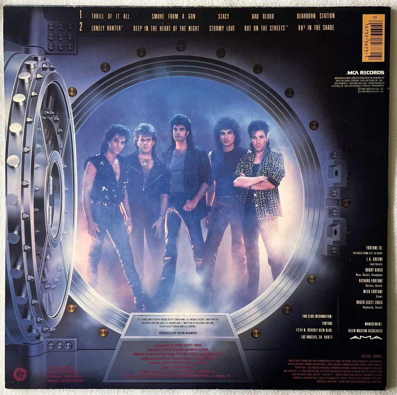 Dischi in vinile: Fortune - Fortune - LP - 1985 - Canada First Press - MCA Rec – Usato da Uster venduto da Zardodel 1