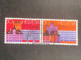 Schweiz 1974 Vollstempel 1.Tag Paar w L/B UPU LAUSANNE 28.3.