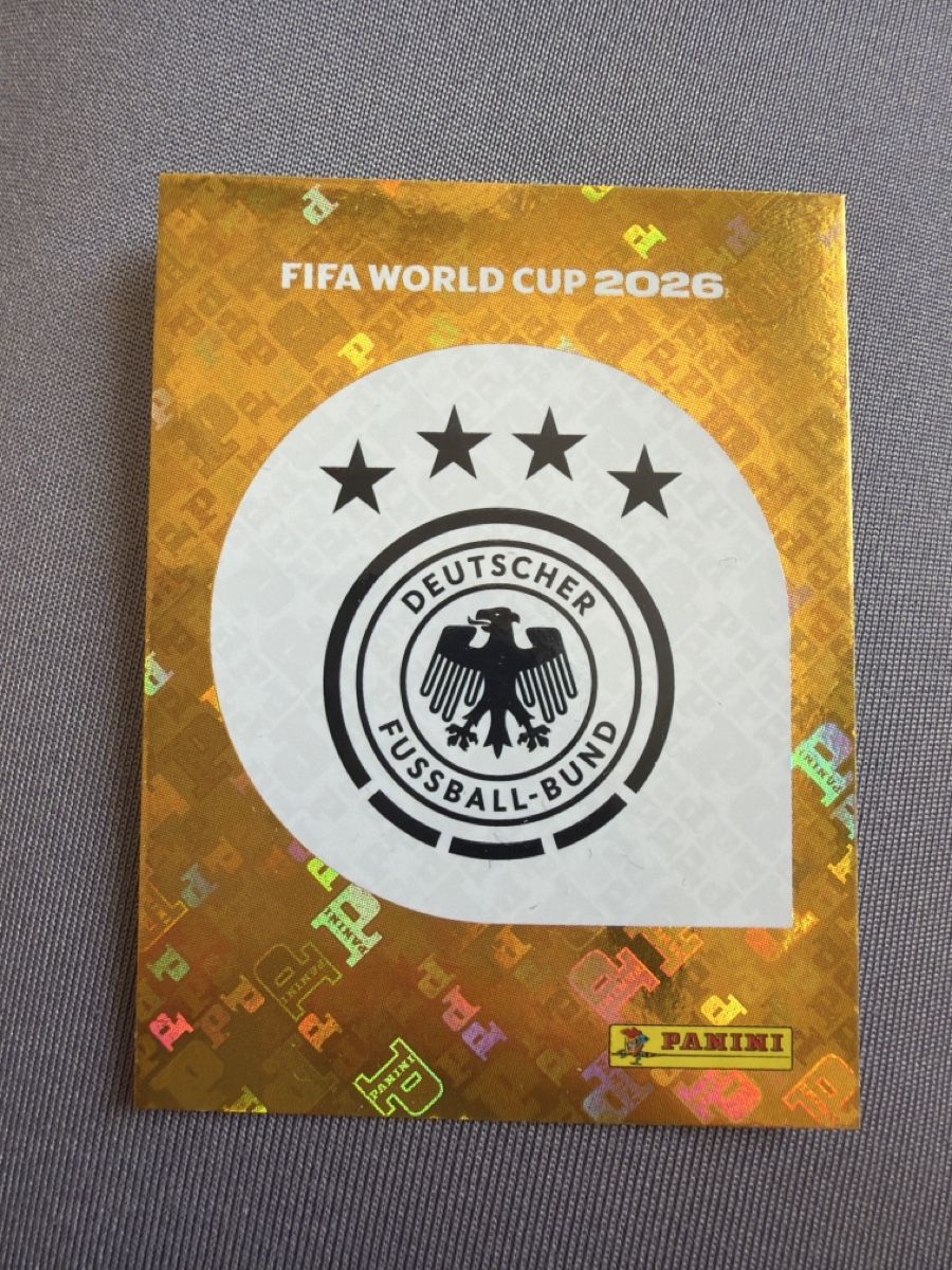 Panini Carte collezionabili: Panini wm GER 1 logo  – Nuovo e nell'imballaggio originale da Le Lieu venduto da mlm_wt5v