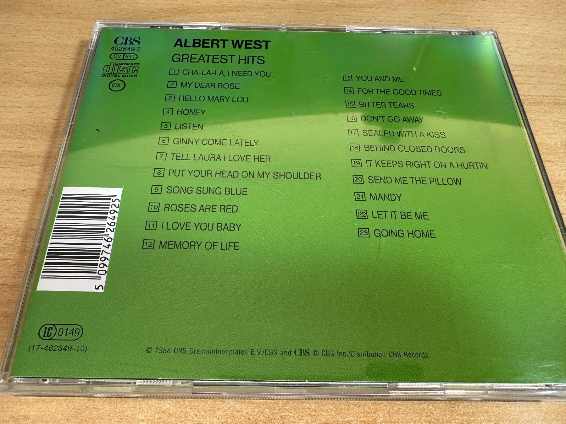 CD: X2 Albert West – Greatest Hits – Usato da Rikon im Tösstal venduto da Alpenmutz 1