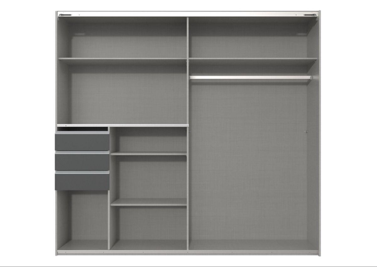 Armadi: Kleiderschrank ASCONA dunkelgrau – Usato da Wila venduto da dom_8wcr 2