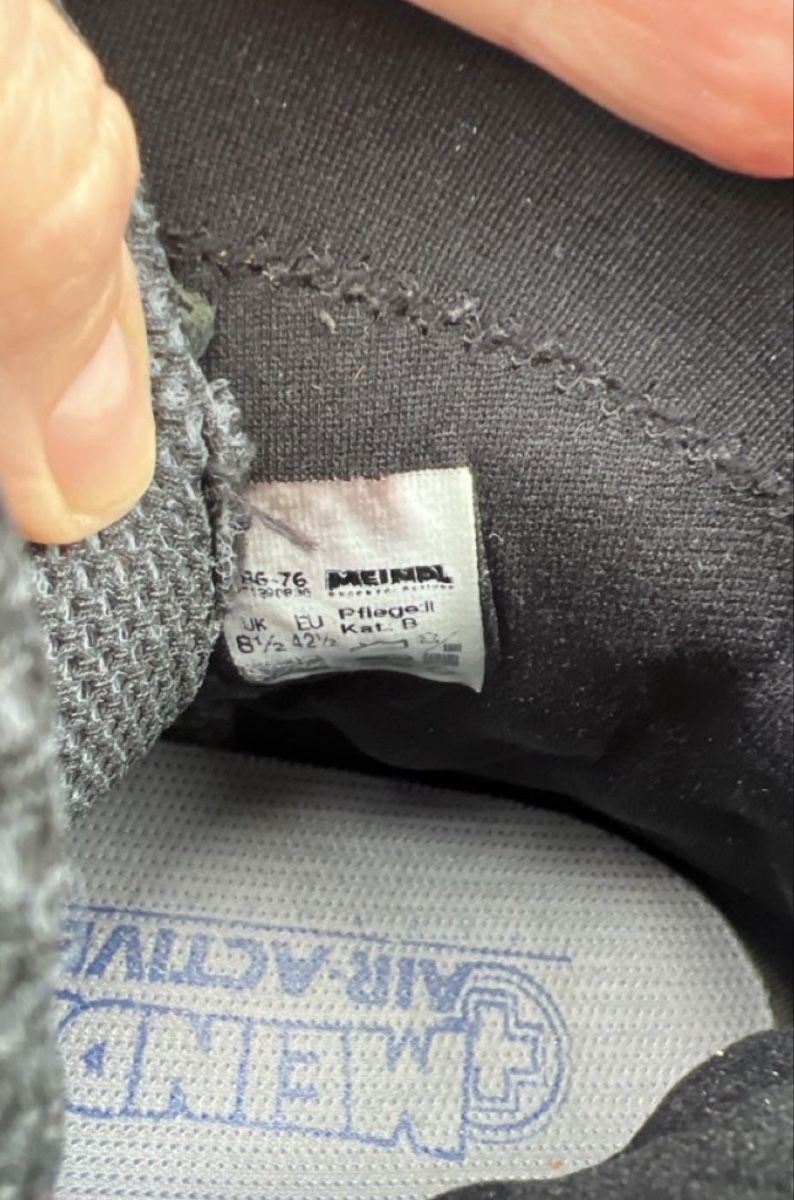 Meindl Scarpe da uomo: Meindl chaussures de randonnée, Gr. 42,5 – Usato da Sion venduto da ric_tmj8 4