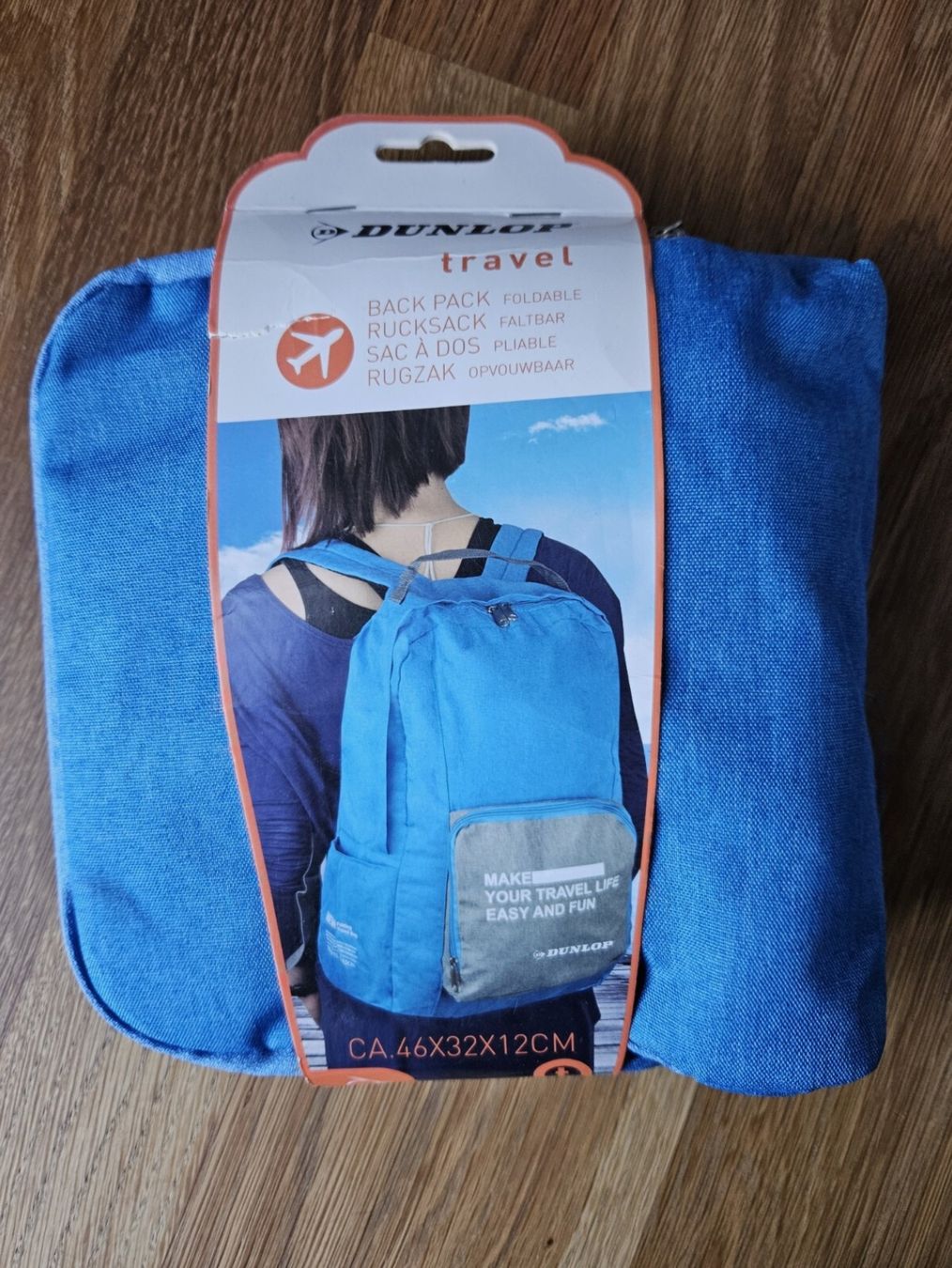 Dunlop Zaini: Reiserucksack faltbar Dunlop Backpack foldable, 4 Farben – Nuovo e nell'imballaggio originale da Aesch BL venduto da Pelikan 1