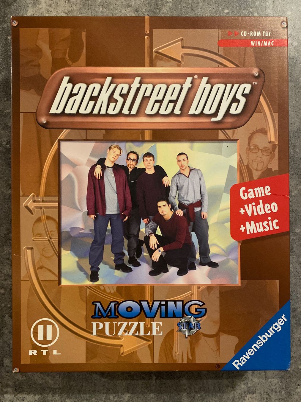 Giochi: NEU: Backstreet Boys Moving Star Puzzle PC CD-ROM – Nuovo e nell'imballaggio originale da Niederbüren venduto da funkel06