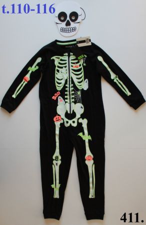 Costume squelette / Skelett t. 110 - 116     NEU !