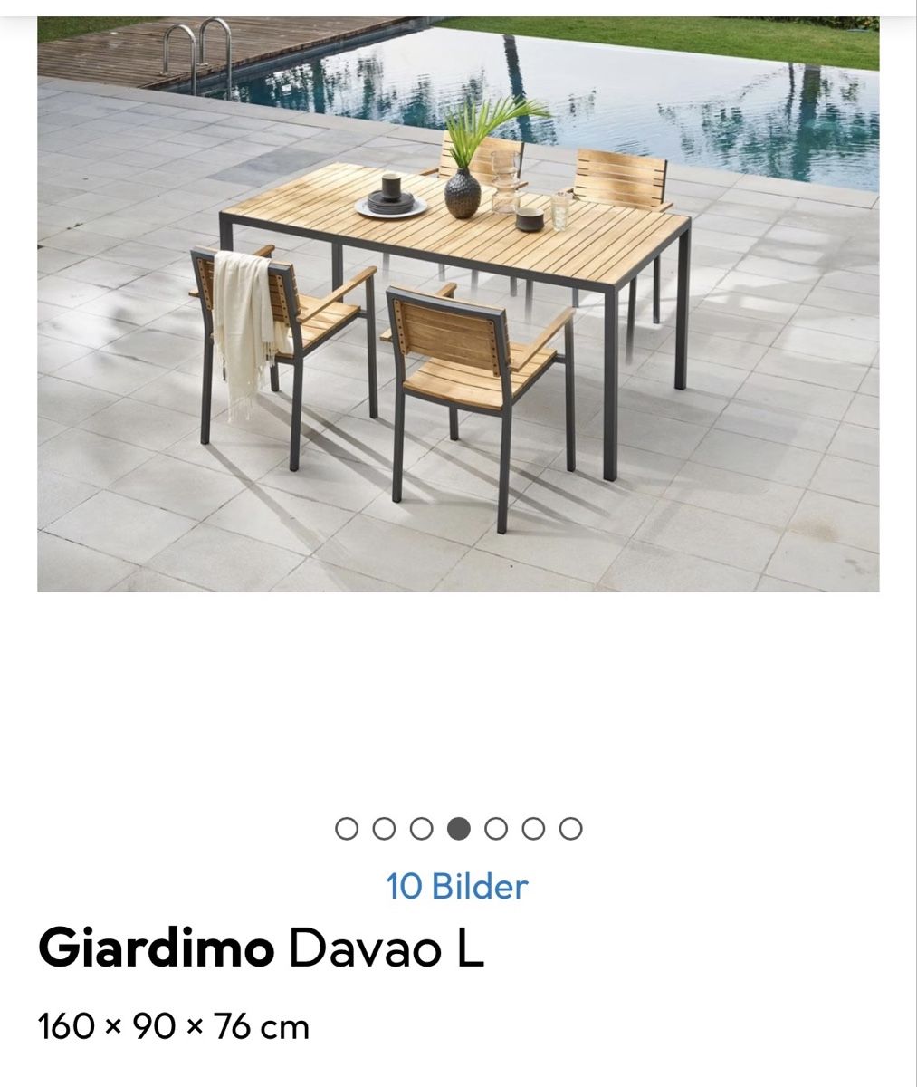 Tavoli: Gartentisch – Nuovo e nell'imballaggio originale da Baden venduto da ali_kx85 1
